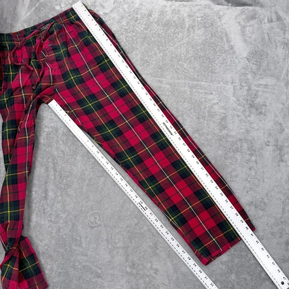 Polo Ralph Lauren Flannel Pajama Pants Men Medium Tartan Plaid Sleep Lounge Pony